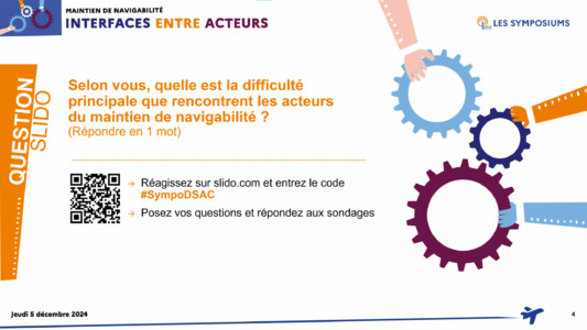 Slide de question de la présentation Powerpoint de la DGAC
